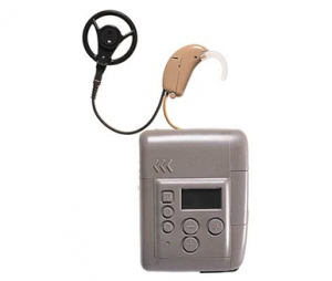 Cochlear implant (External component – body worn processor)