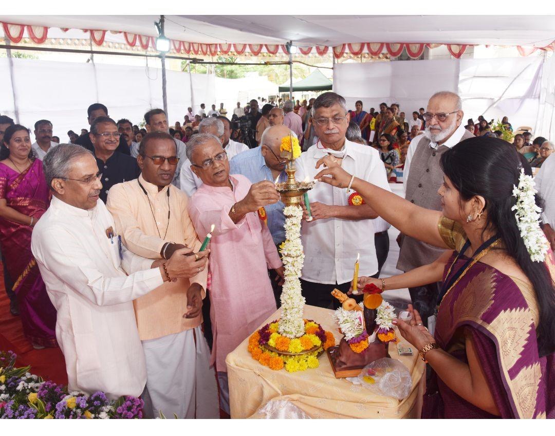 Dr Milind Kirtane as chief guest at the inaugural function of Pusalkar Swaranaad Residential Rehabilitation Centre, Pune.