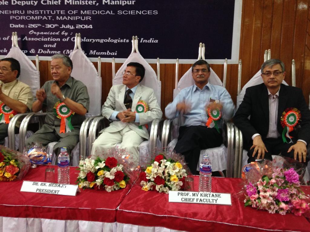 Dr Milind Kirtane at Jawaharlal Nehru Institute of Medical Sciences, Manipur (2014)