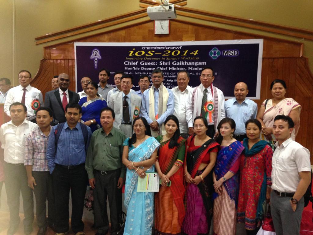 Dr Milind Kirtane at Jawaharlal Nehru Institute of Medical Sciences, Manipur (2014)